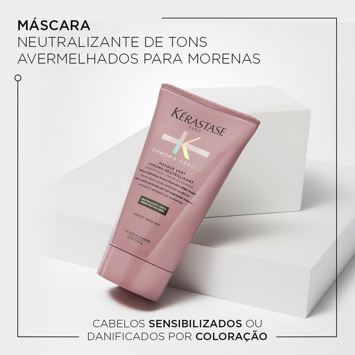 Máscara Kérastase Chroma Absolu Vert Chroma Neutralisant
