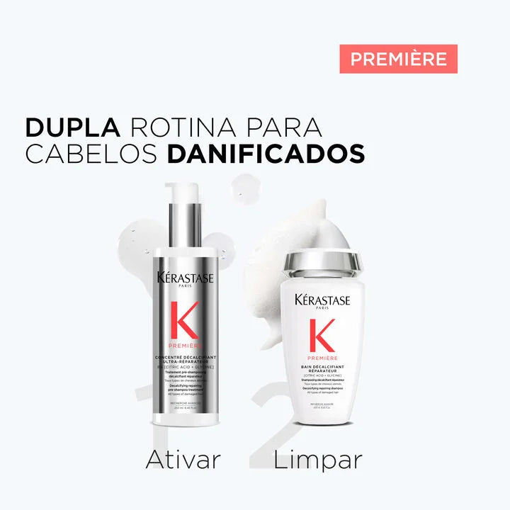 Kit Kérastase Première Shampoo + Tratamento Descalcificante